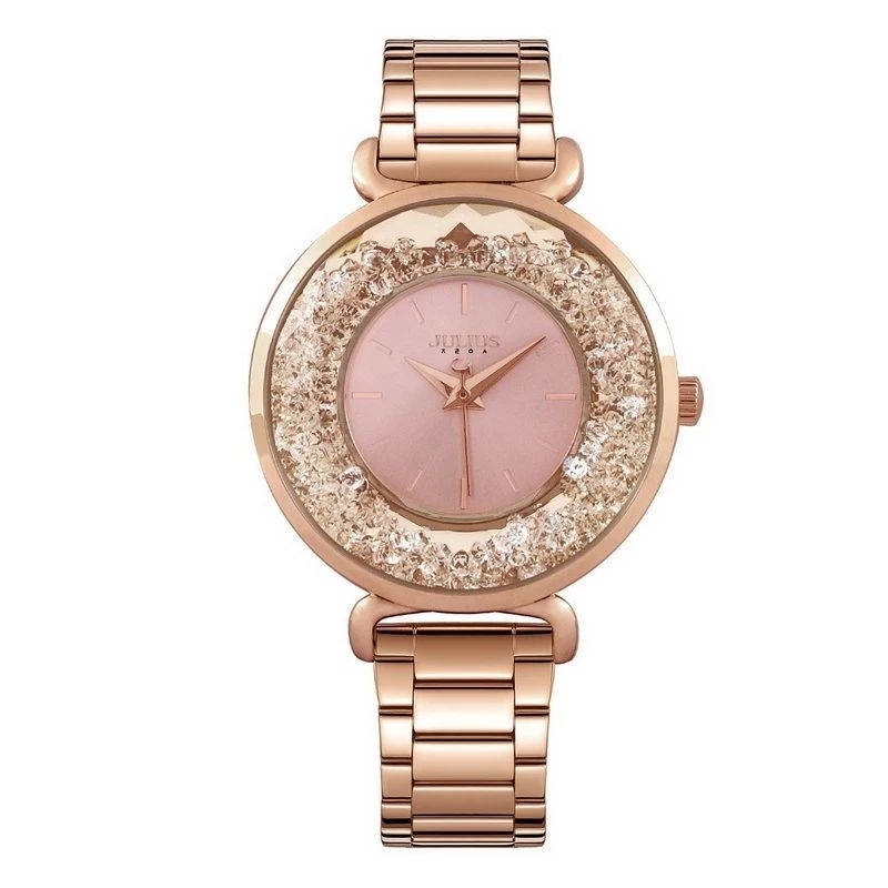 Julius นาฬิกาแฟชั่นเกาหลีของแท้ 100% ประกันศูนย์ไทย นาฬิกาข้อมือผู้หญิง สายสแตนเลส รุ่น Ja-1440