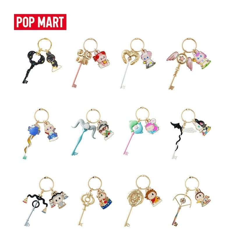 [Pop Mart] Labubu Zodiac Keychain พวงกุญแจ Labubu พร้อมส่ง เช็คการ์ด ไม่แกะตัว