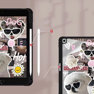 เคสไอเเพด Air4/air5 10.9 Gen10 gen9 gen8 gen7 10.2 pro11 gen5 6 Air1 2 9.7 ชาร์จปากกาด้านขวา วัสดุอะคริลิค เคส