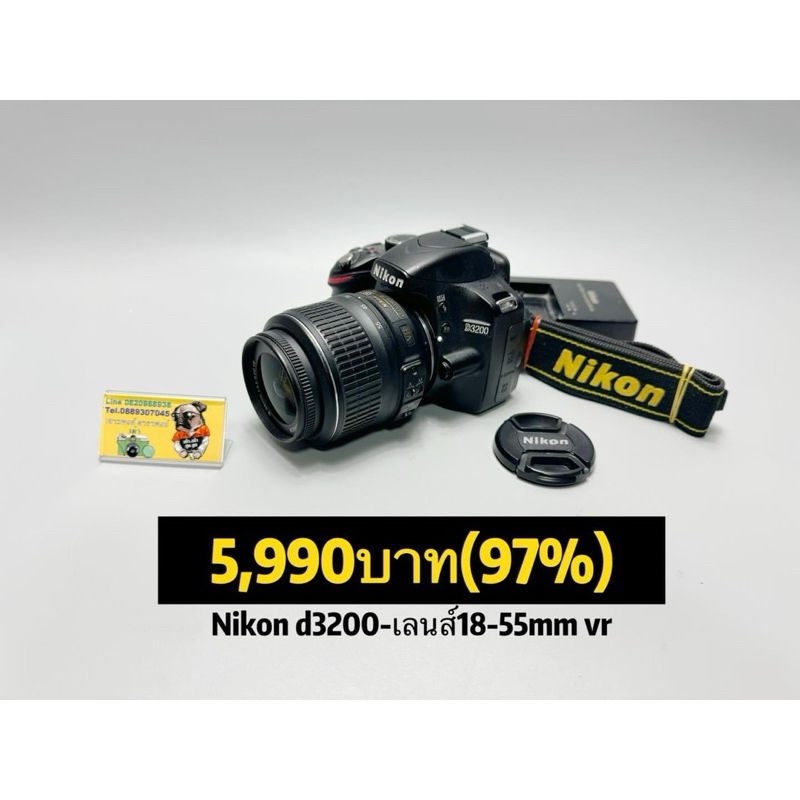Nikon d3200-18-55มมvr