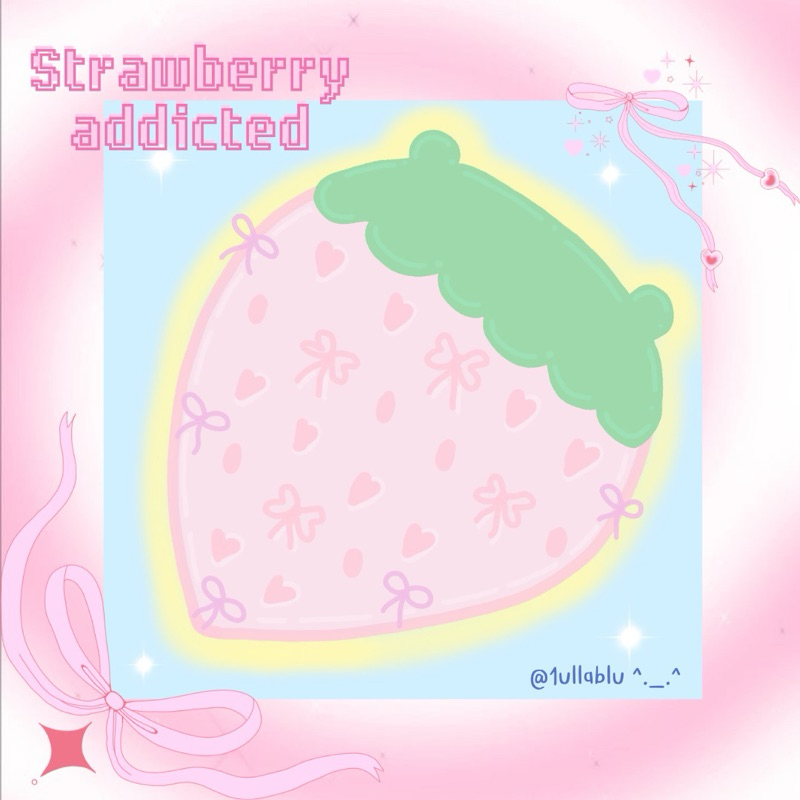 ⋆౨ৎ˚ Strawberry addicted Notepad [กระดาษโน้ต]‧₊˚