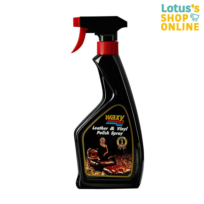 แว็กซี่ บำรุงรักษาเครื่องหนัง หัวฉีด 450 ซีซี WAXY WAX LEATHER & VINYL POLISH 450 CC.
