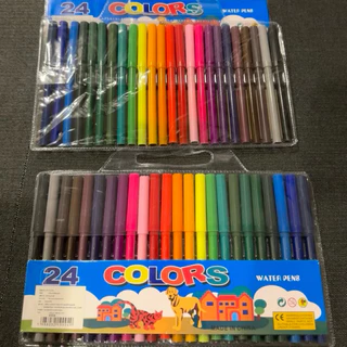 ราคาถูก!ยกแพ็ค! ปากกาสีเมจิก็ 24 สี สีสวย คมชัด เขียนลื่นสีเมจิก็สีสันสดใส ราคายกแพ็คสุดคุ้ม