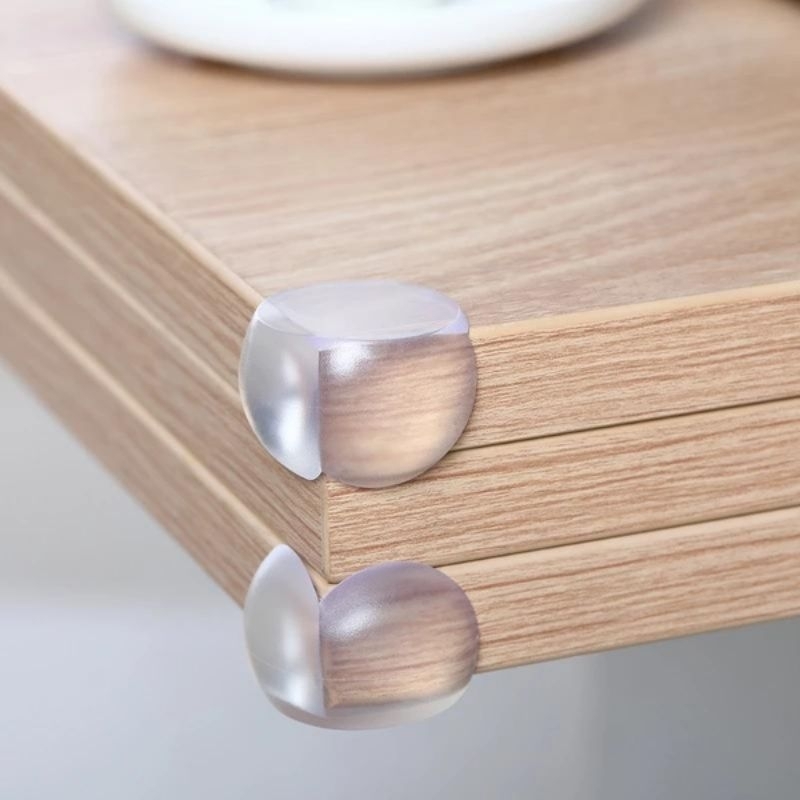 ตัวติดขอบมุมโต๊ะ วัสดุซิลิโคนโปร่งใสป้องกันการชน กันมุมหนา วัสดุเรืองแสงในที่มืด มีกาว ลดการบาดเจ็บ - รูปที่ 3