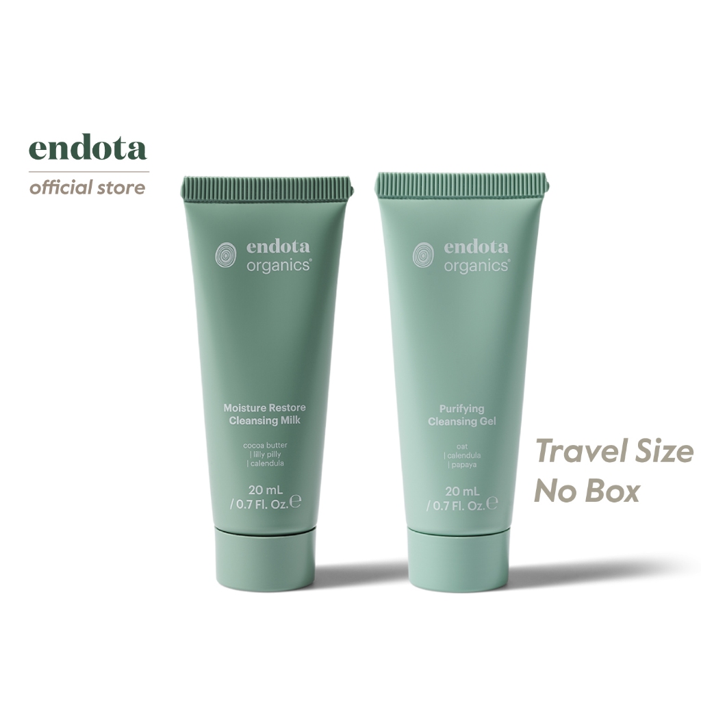 endota Organics™ Double Cleanse Duo Travel Size (certified organic)