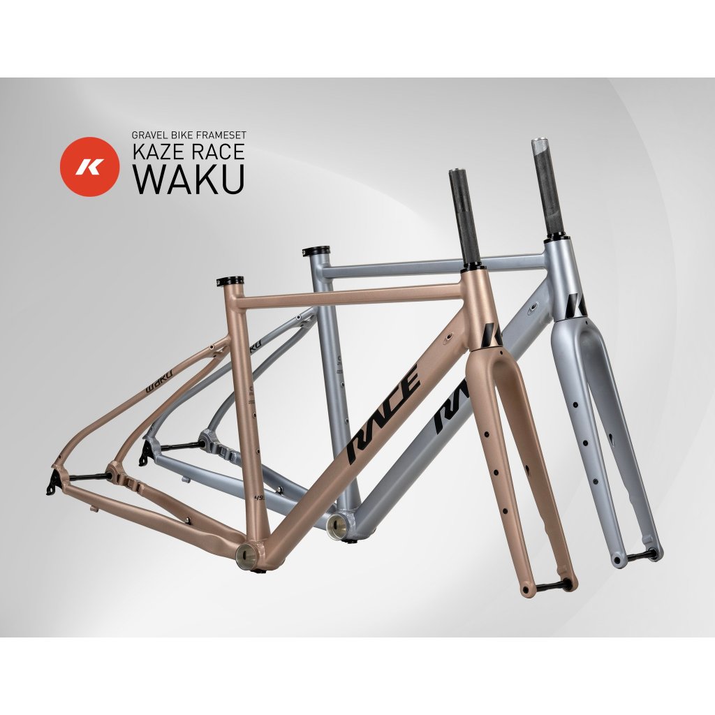 New Arrival !! Frameset Space Grey 2024 WAKU Gravel by MOSSO เฟรมเซทกราเวลอลูมิเนียม