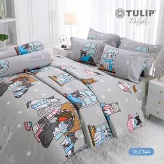 TULIP Delight ทูนหัวของบ่าว DLC144 ลิขสิทธิ์แท้ทูนหัวของบ่าว ชุดผ้าปูที่นอน ผ้าห่ม ผ้านวม พิมพ์ลายการ์ตูน