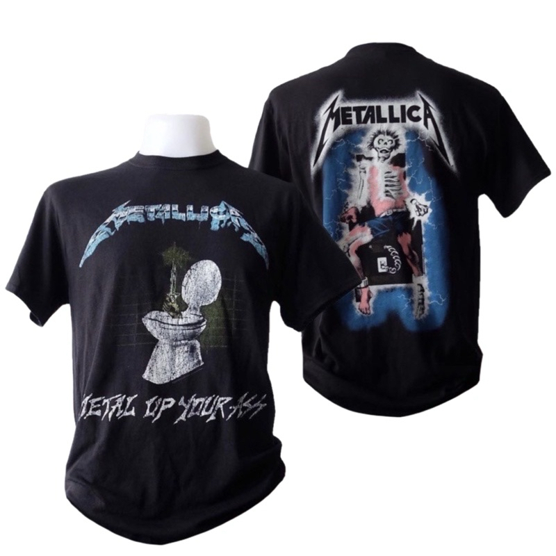 เสื้อวง Metallica ลาย Metal up your ass (F2020/B2018) ลิขสิทธิ์แท้ UK