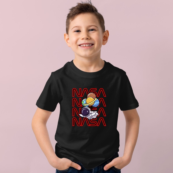 เสื้อยืดเด็ก NASA Ver.2 คอกลม เสื้อเด็ก