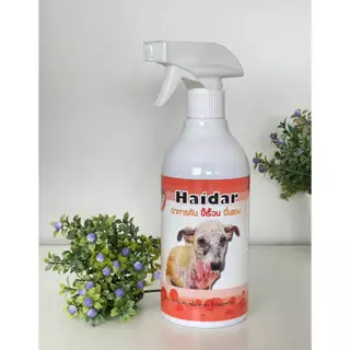 แชมพูและสเปร สำหรับ สุนัข/เเมว ผื่นแดง คัน ขนร่วง เรื้้อน Haidar พ่น อาบ 500 ml