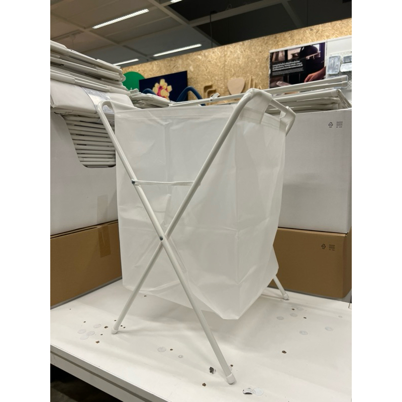ตะกร้าผ้า ตระกร้าใส่ผ้ารอซัก แยลล์ อิเกีย Laundry Basket JALL IKEA
