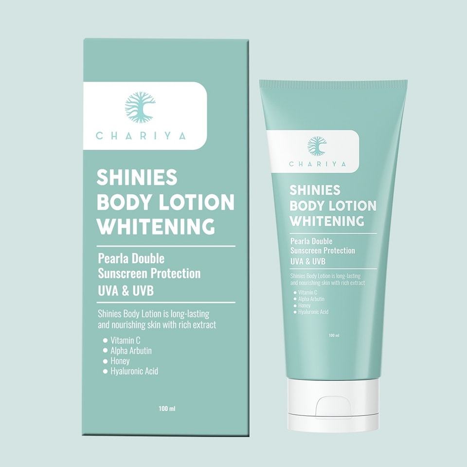 ชาริยา กันแดดผิวกายชาริยา SHINIES BODY LOTION WHITENING 100ml. เนื้อเบาสำหรับผิวกาย - รูปที่ 3