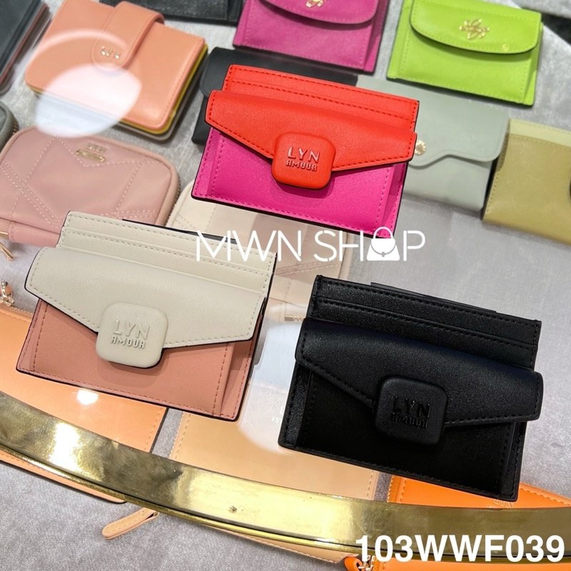 Lyn New Collection Ivy Card Holder กระเป๋าใส่บัตร ของแท้จากชอป