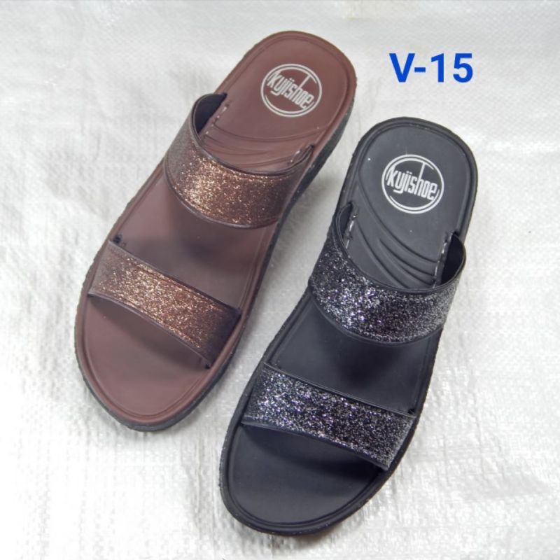 Kuji V-15รองเท้าสวมสบายสไตล์Fitflopไซส์37-40