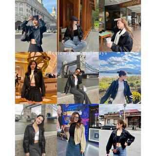 MALIMAYS - Leather Jacket แจ็คเก็ตหนัง