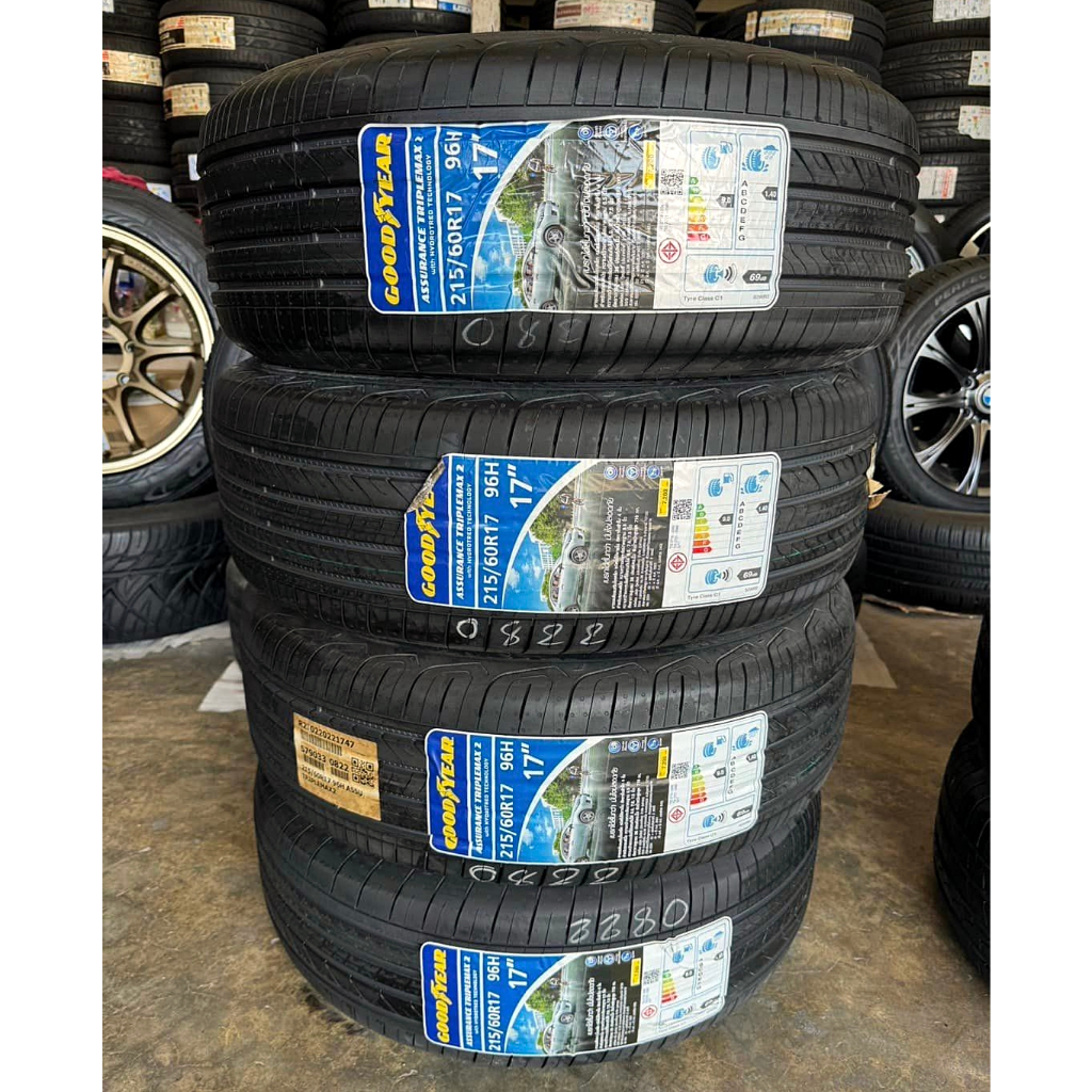 🔴 ยาง "#กู๊ดเยียร์" Goodyear Assurance TripleMax 2  215/60R17 ปี 22