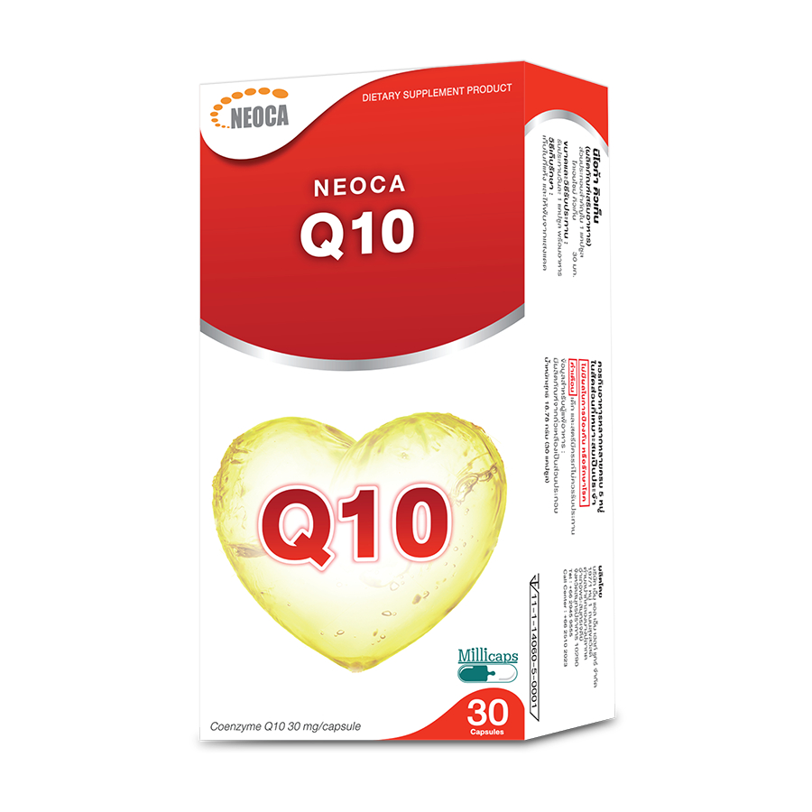 [ส่งฟรี] Neoca Q10 30 MG. 30 TAB. นีโอก้า โคเอนไซม์ คิวเทน