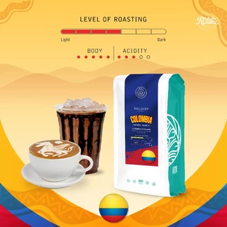 Ratika | Colombia Santander Natural Arabica Roasted 250 g เมล็ดกาแฟอราบิก้าคั่วกลาง โคลัมเบีย