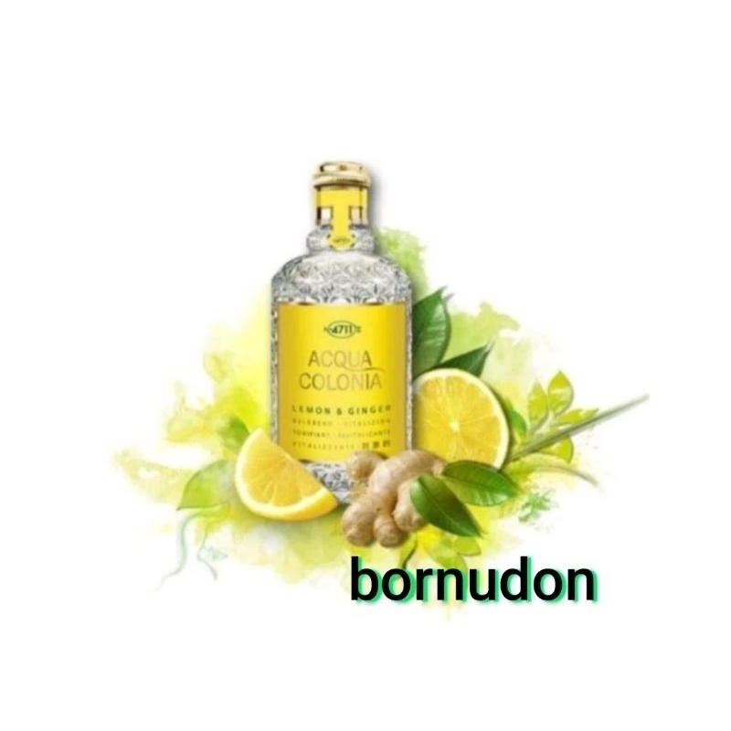 4711 ขวดฉีดแบ่ง 10ml 🇩🇪 Acqua Colonia Lemon & Ginger Travel Decant spray น้ำหอมแบ่งขาย