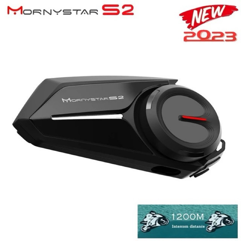 บูลทูธติดหมวกกันน็อค Mornystar S2 ส่งจากไทย