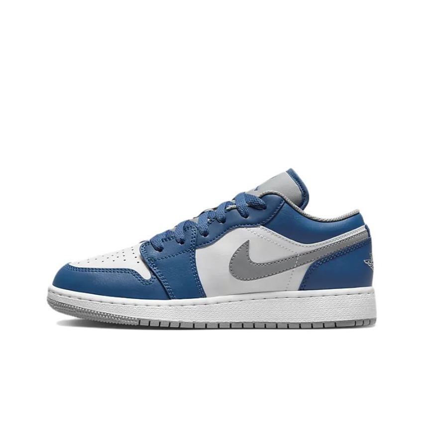 ลิขสิทธิ์แท้ Jordan Air Jordan 1 Low blue รองเท้ากีฬา