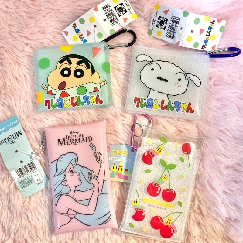 มาใหม่🔥 พร้อมส่ง กระเป๋าอเนกประสงค์  ลายดิสนี่ย์ ชินจัง ห้อยเป็นพวงกุญเเจได้ ลิขสิทธิ์เเท้ สินค้าหิ้วจากญี่ปุ่น 🇯🇵💝