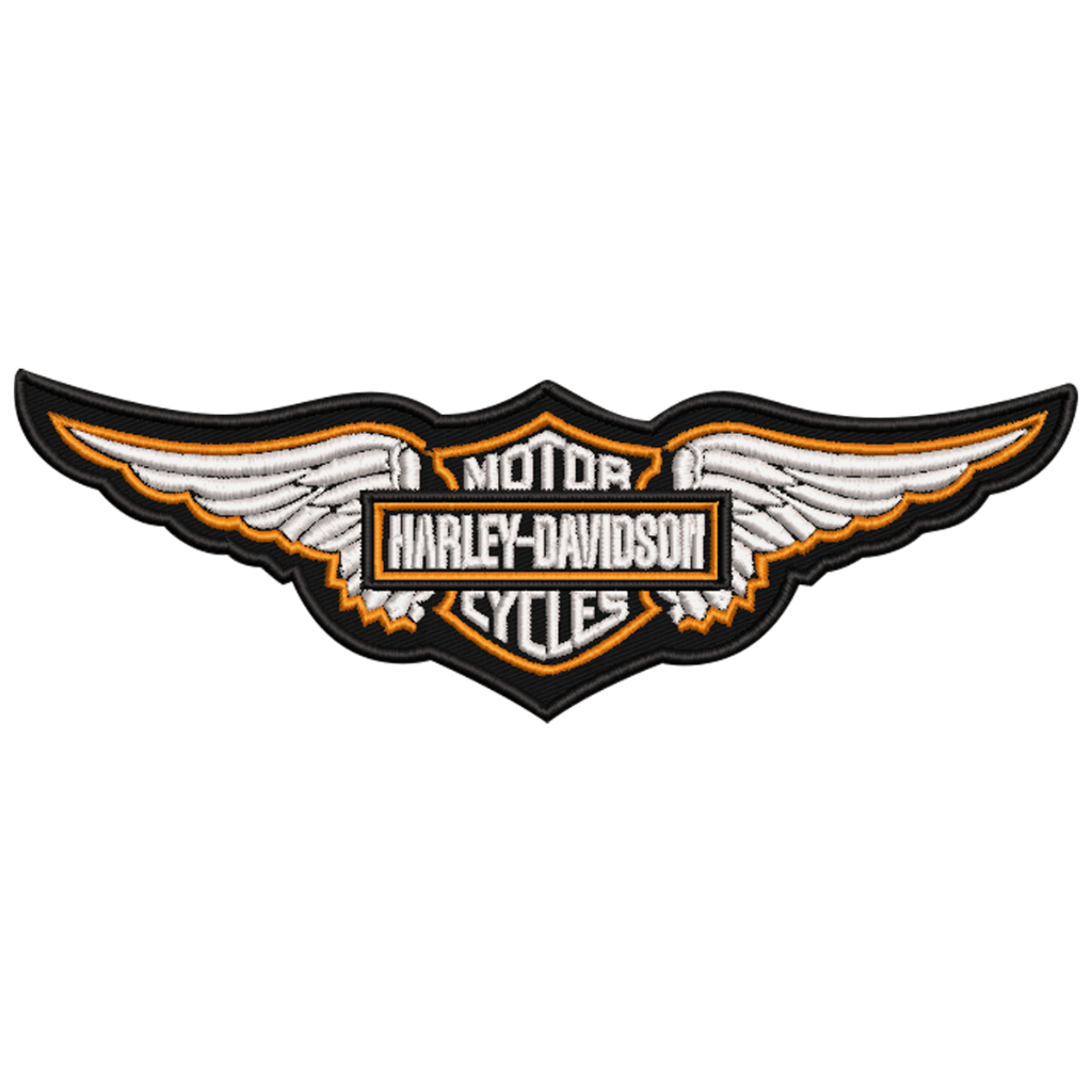 อาร์มปัก ฮาร์เลย์ เดวิดสัน Harley Davidson วัสดุตกแต่งผ้า อาร์มติดเสื้อ ตัวรีดติดเสื้อ อาร์มตีนตุ๊กแก ปักแน่น เน้นคุณภาพ