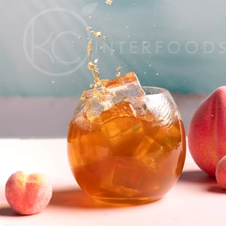 ผงชาพีชเข้มข้น 100 กรัม – หอมฟุ้ง หวานอมเปรี้ยว ละลายได้แม้ในน้ำอุณหภูมิห้อง (Peach Tea Powder)