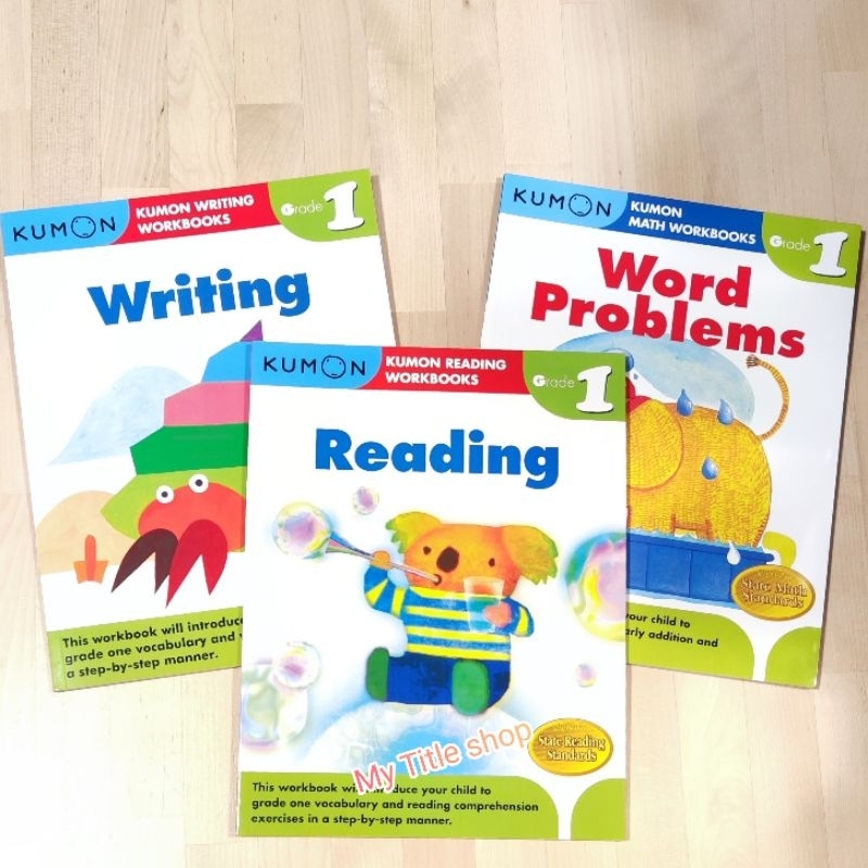 Kumon Grade 1 Writing Reading Word problems