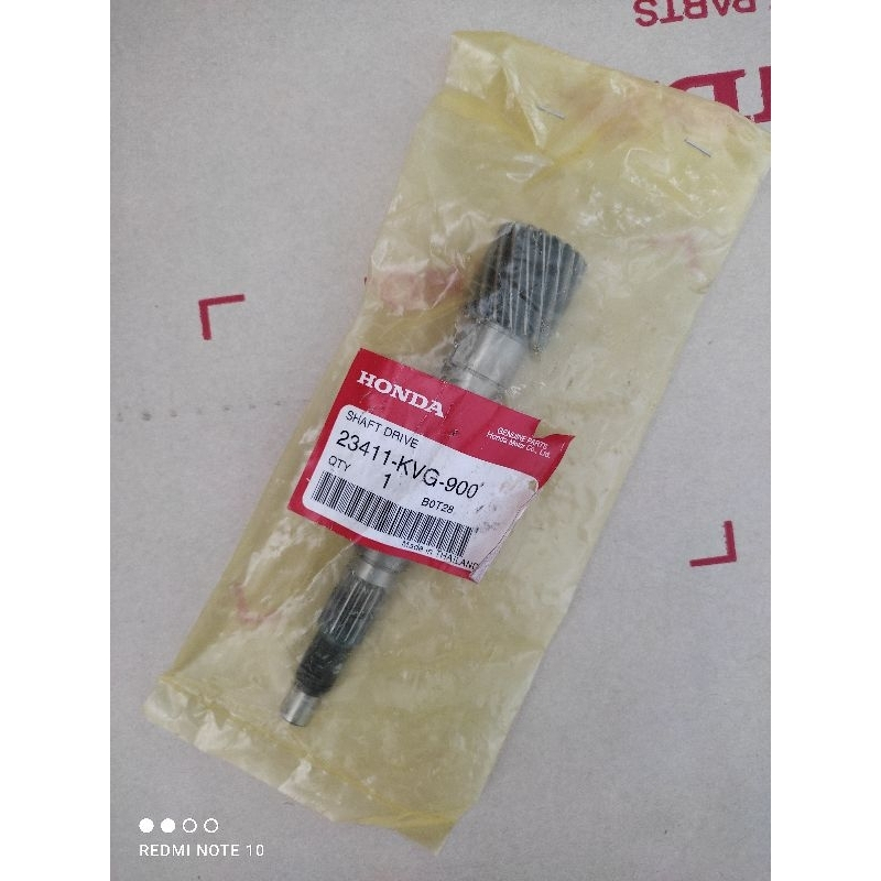 แกนเฟืองครัช 18 ฟัน honda click i แท้ๆเบิกศูนย์ 23411-KVG-900 สินค้าจัดส่งเร็ว