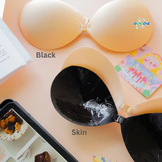 โปร1แถม1(เฉพาะ Size A B C D แถมสีดำ พร้อมถุงหูรูด) บราดันทรงไร้ขอบ กันน้ำ ทนเหงื่อ ไม่เสริมฟองน้ำ สามารถใช้ซ้ำได้
