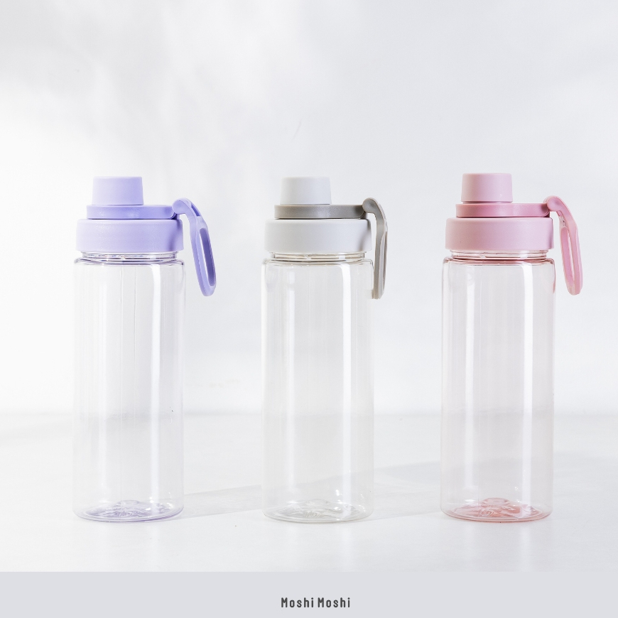 กระบอกน้ำแบบปิดฝา ขนาด650 ml ฝาจุกปิดแล้วน้ำไม่ซึม Moshi Moshi