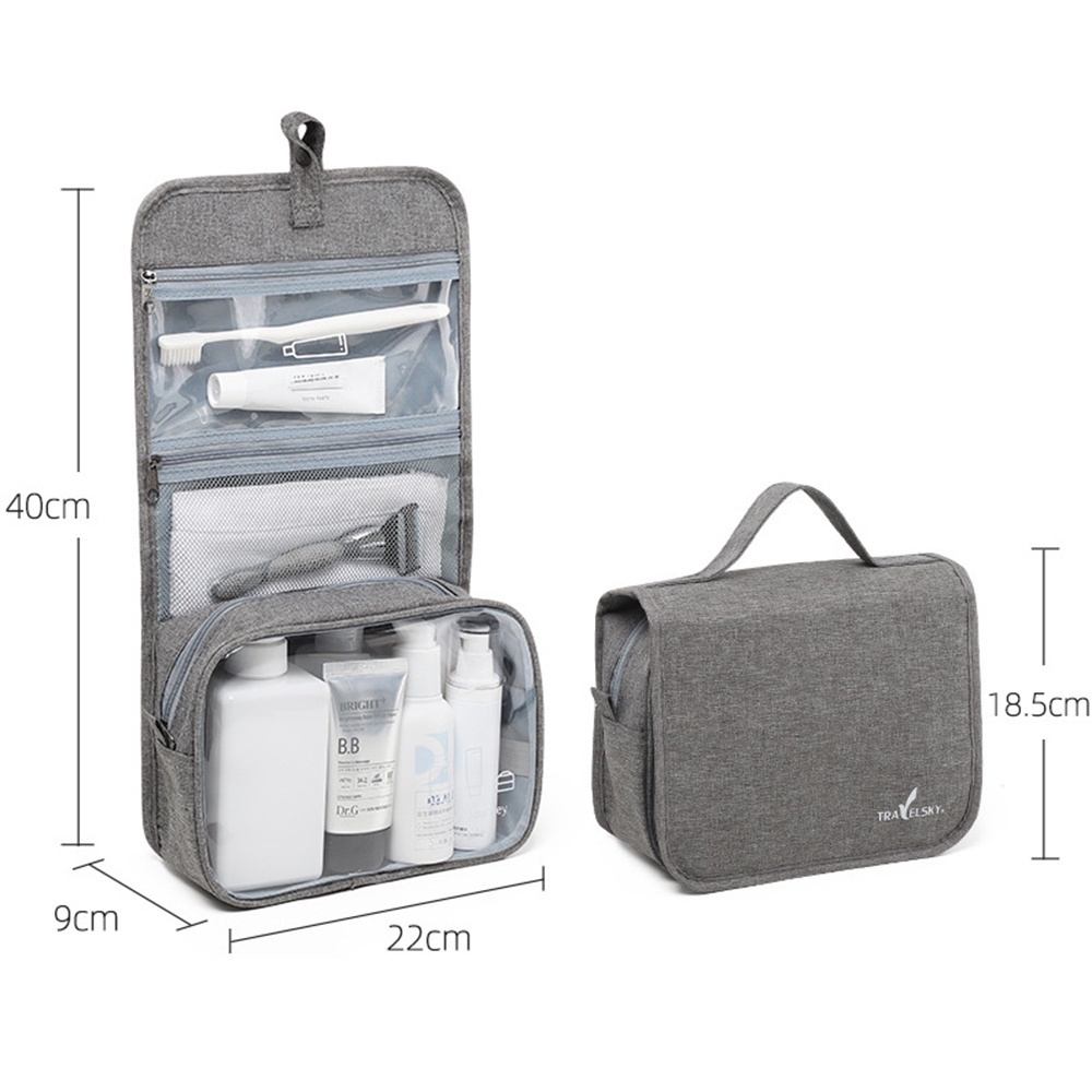 Simple healthCare  กระเป๋าใส่อุปกรณ์อาบน้ำ กระเป๋าใส่เครื่องสำอางแขวนได้  shower bag สำหรับพกพา กันน้ำ จัดระเบียบเดินทาง