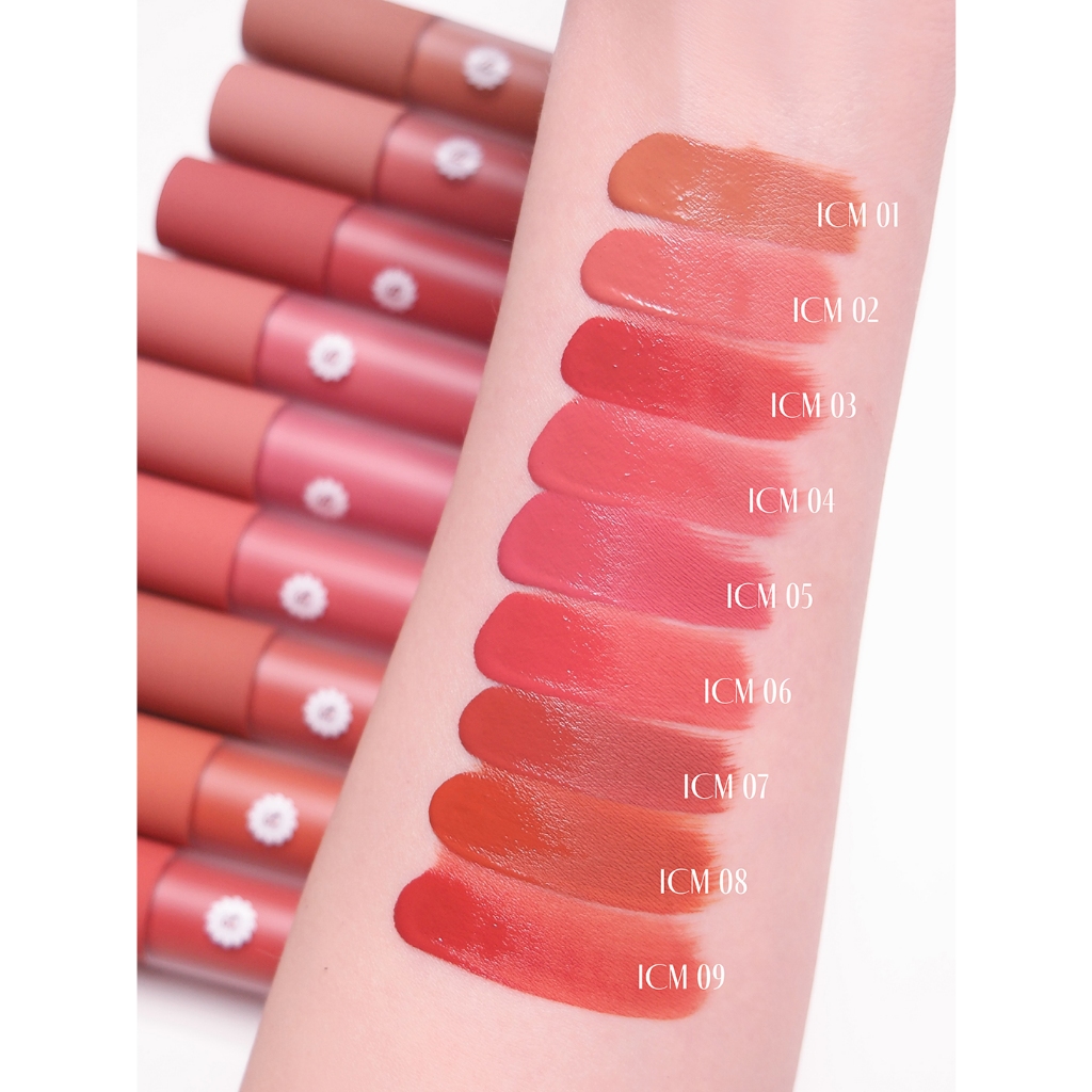 🟡 [EXP.01/2027] 🟡 ICONIC LIQUID MATTE LIPSTICK ไอคอนนิก ลิควิด แมตต์ ลิปสติก จิ้มจุ่ม ปริมาณสุทธิ 5g - 2