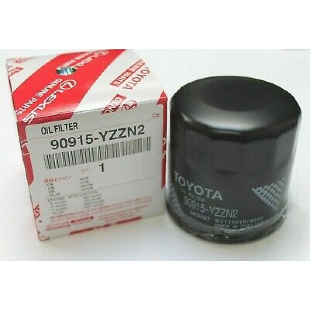 **ไส้กรองTOYOTA แท้ศูนย์** กรองน้ำมันเครื่อง VIOS YARIS ALTIS AVANZA AE80 , AE90 , AE101 16V รหัสเบอร์แท้ 90915-YZZN2