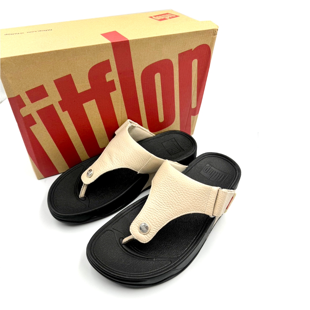 รองเท้าแตะผู้ชาย Fitflop รุ่น Trakk II Toe-Thongs สีเบจ #43