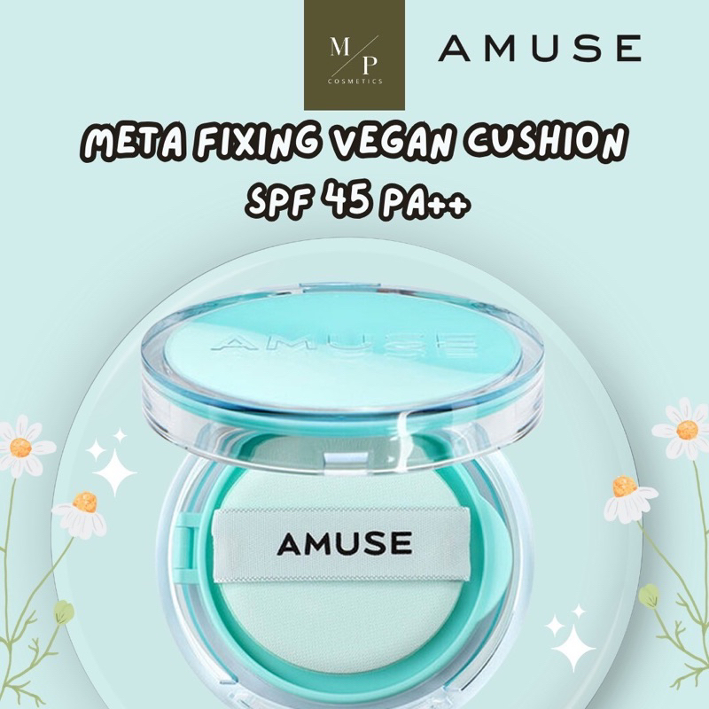 Amuse Meta Fixing Vegan Cushion 15g SPF45 PA++ คุชชั่น