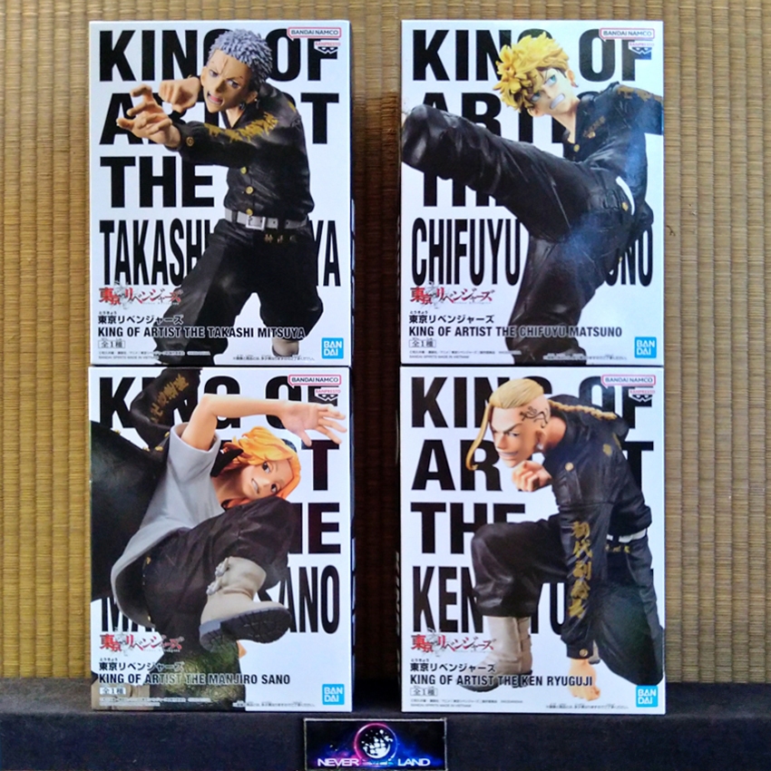 BANDAI BANPRESTO : TOKYO 卍 REVENGERS / โตเกียว รีเวนเจอร์ส -  KING OF ARTIST - ไมกี้ / เคน ริวกูจิ / มิตสึยะ / จิฟูยุ