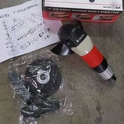 เจียรลม หินเจียร 4 นิ้ว ปรับรอบได้ ผลิตไต้หวัน okura tw904