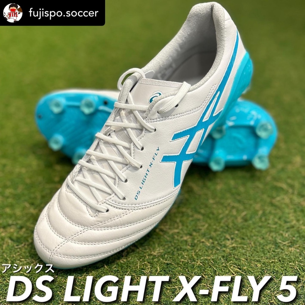 Asics DS Light X-Fly5 รองเท้าฟุตบอล เอสิค ตัวท็อปของแท้ มือ1