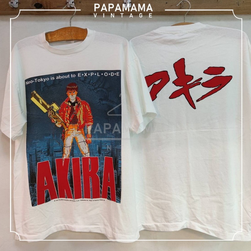 [ AKIRA ] @1994 อากิระ คนไม่ใช่คน เสื้อการ์ตูน วินเทจ papamama vintage