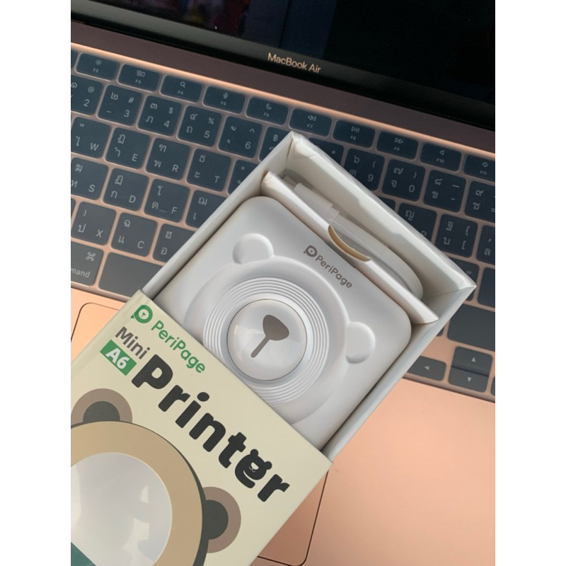 ❌มือ2❌เครื่องปริ้นหมี เครื่องปริ้น peripage A6 A9 เครื่องปริ้นแม่ค้าออนไลน์ (แถมกระดาษสติ๊กเกอร์1ม้ว