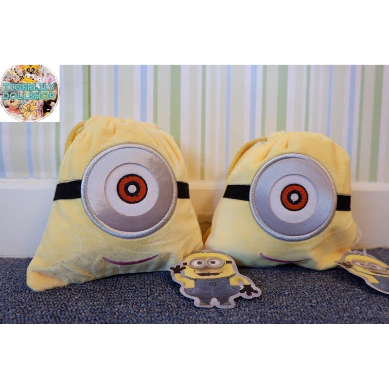 กระเป๋าหูรูดนิ่ม Minion (Despicable Me) (ลิขสิทธิ์แท้💯) 🎈ราคาเพียงใบละ 109บาท📢