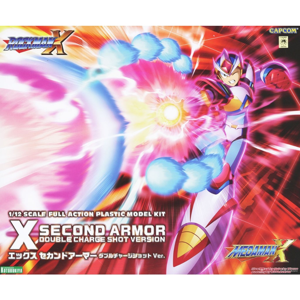 Kotobukiya 1/12 Rockman X Megaman X Second Armor Double Charge Shot Ver.