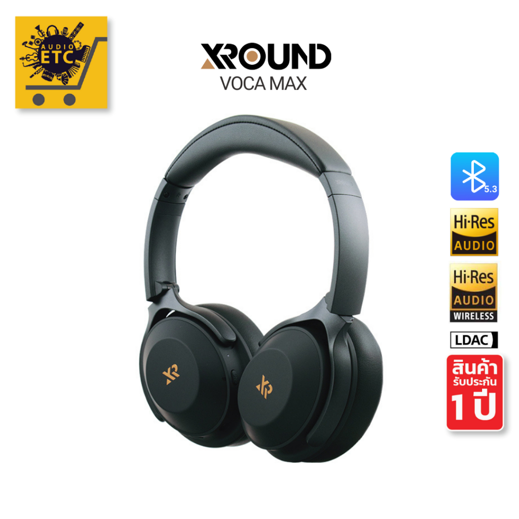 หูฟัง XROUND VOCA Max High Resolution Wireless Headset รับประกันศูนย์ไทย 3 เดือน