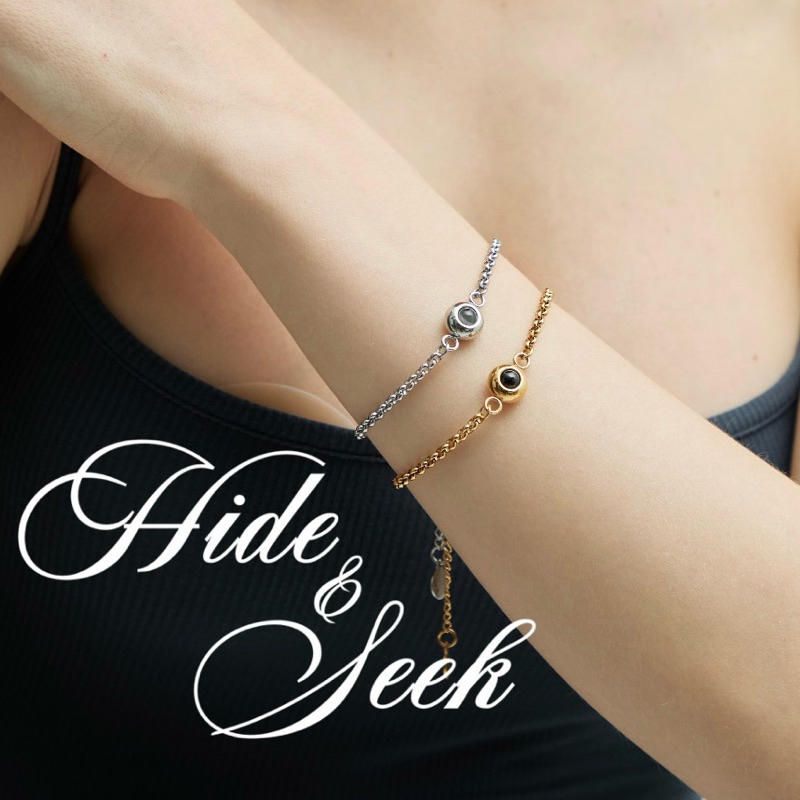 สร้อยข้อมือโซ่ทองซ่อนภาพสายมู (Hide & Seek Collection)