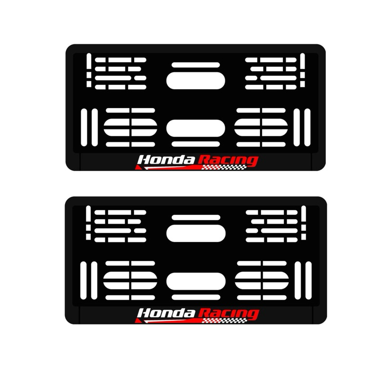กรอบป้าย Honda Racing 1คู่