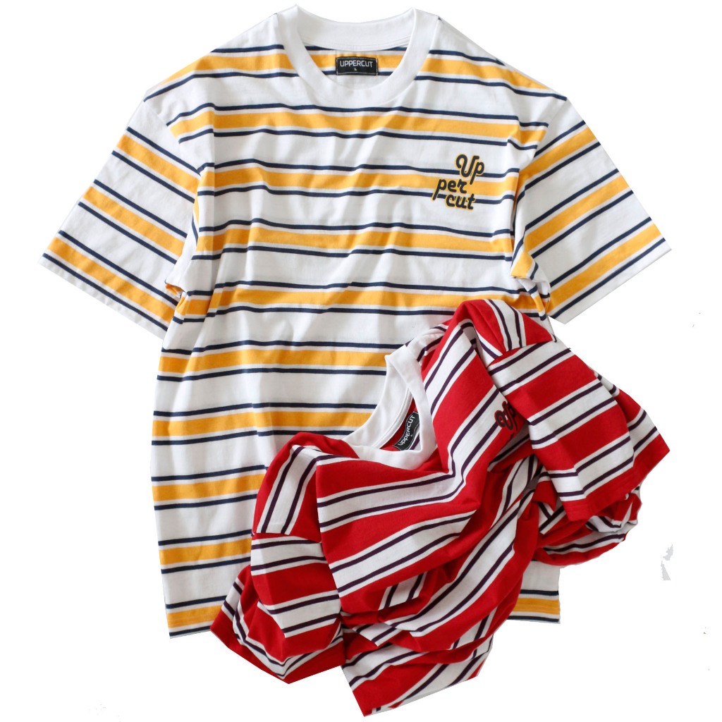 ๊ีUppercut Basic Stripe เสื้อคอกลมลายริ้ว