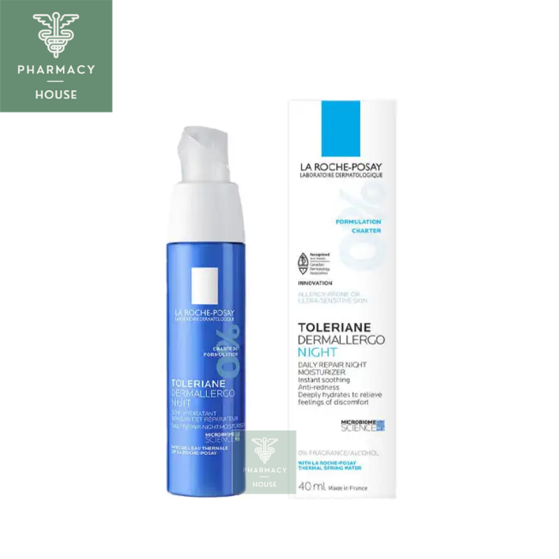 La Roche Posay Toleriane Dermallergo Night 40 ml. (( กลางคืน ))