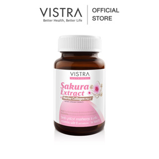 VISTRA NUTRIBEAU SAKURA EXTRACT & MARINE COLLAGEN PLUS C - (…